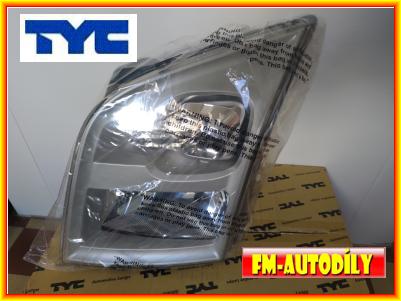 Přední světlo H4 0044 TYC Ford Transit 2005 až 2015