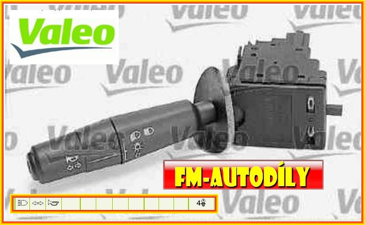 Přepínač blinkrů a světel 0025 VALEO Peugeot 306 I