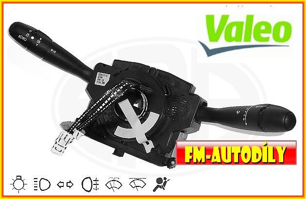 Přepínač blinkrů světel a stěračů 0017 VALEO Citroen Berlingo Peugeot 206 Partner 2002 až 2010