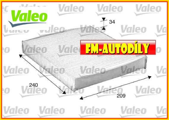 Pylový filtr 0005 VALEO Ford Focus C-Max Galaxy III Mondeo IV S-Max
