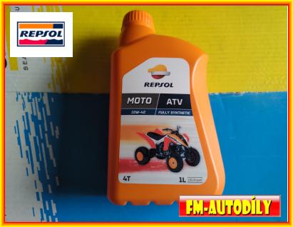 Olej 10w40 1L REPSOL 4T plně syntetický pro ATV a čtyřkolky
