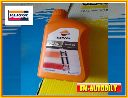 Olej 10w 1L REPSOL Fork oil pro tlumičové vidlice motocyklů