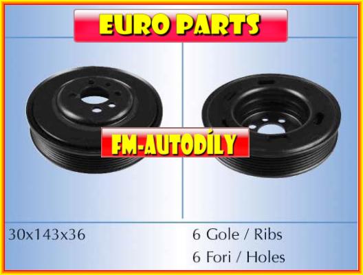 Řemenice motoru 0003 EUROPARTS
