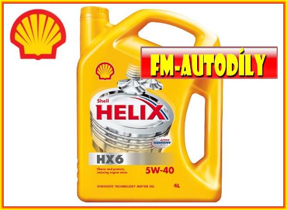 Olej SHELL 5W40 5L Helix HX6