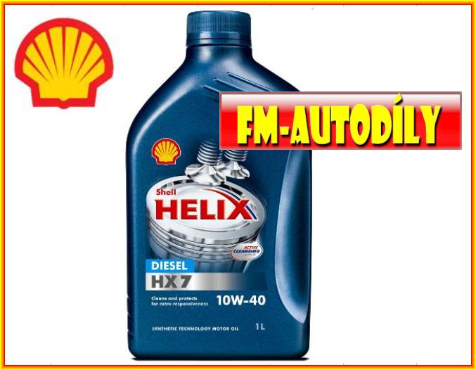 Olej SHELL 10W40 1L Helix HX7 Diesel