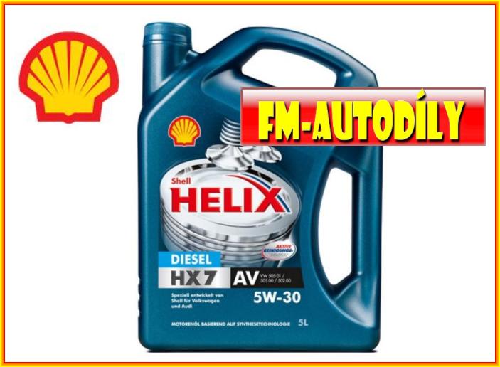 Olej SHELL 5W30 4L Helix HX7 AV Diesel