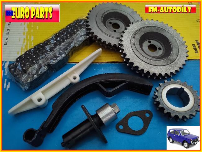 Sada rozvodů 0013 EUROPARTS Lada Niva řetěz dvouřadý