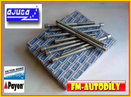 Sada šroubů hlavy motoru 0001 AJUSA PAYEN Škoda Favorit Forman Felicia Rapid Š130