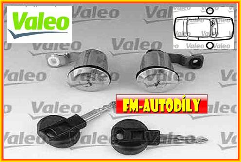 Sada zámků dveří 0004 VALEO Citroen Berlingo Xsara Picasso Peugeot Partner 1996 až 2002