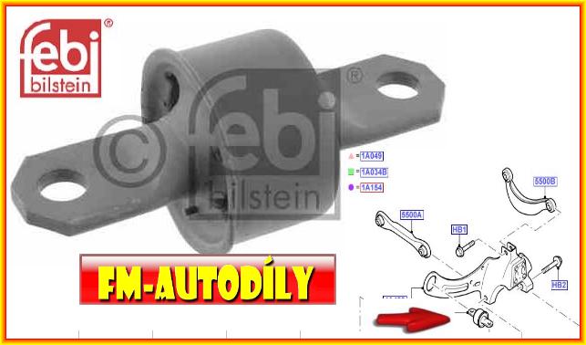 Silentblok ramene 0033 FEBI Ford Focus C-Max Mazda 3