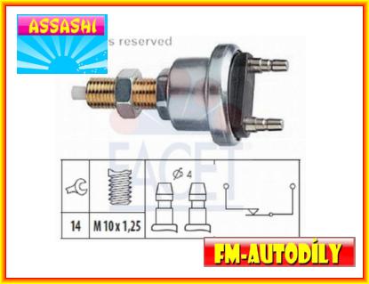 Spínač couvacích světel 0001 ASSASHI Carry  Jimny  LJ80  Samurai  SJ410  SJ413