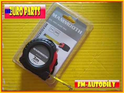 Svinovací metr 3 m EUROPARTS Classic