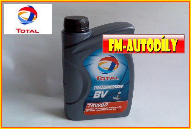 Olej 75W80 BV 1L TOTAL Citroen Peugeot Fiat Ducato Daewoo Chevrolet