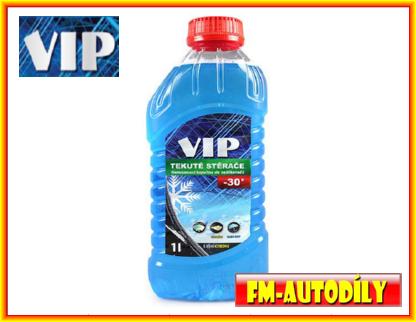 Kapalina ostřikovače zimní 1L VIP -30°C bez Metyalkoholu