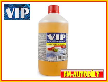 Kapalina ostřikovače zimní 1L VIP -30°C bez Metyalkoholu s vůní melounu a kiwii