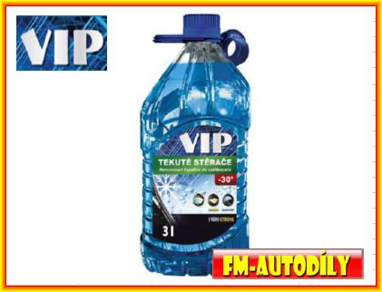 Kapalina ostřikovače zimní 3L VIP -30°C bez Metyalkoholu