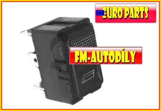 Vypínač stahování oken 0001 EUROPARTS Audi 80 90 100 200 A6 Coupé
