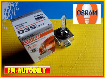 Xenonová výbojka D3S 35W OSRAM Xenarc bez obsahu rtuti