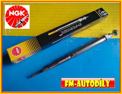 Žhavící svíčka 0007 NGK Ford Everest Ranger od 2006 pto motory 2.5 TDCi a 3.0 TDCi