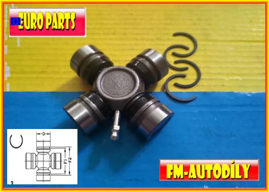 Kříž kardanu 28 x 80,4 mm EUROPARTS Nissan Patrol PickUp KingCab Terrano